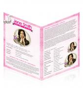 A4 Single Fold Programes Simple Theme #0087