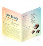 A4 Single Fold Programes Simple Theme #0090