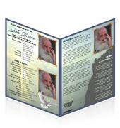 A4 Single Fold Programs Religious Jewish #0012