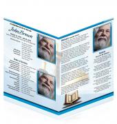 A4 Single Fold Programs Religious Muslim #0001