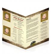 A4 Single Fold Programs Rugby #0021