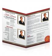 A4 Single Fold Programs Sports Basketball #0030