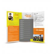 Graduation Memory Book Trifold - Template 09