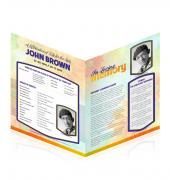 Large Tabloid Booklets Simple Theme #0030