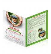 Large Tabloid Booklets Simple Theme #0085