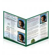 Legal Single Fold Programs Nature Theme Forest #0003