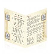 Letter Single Fold Programes Simple Theme #0011