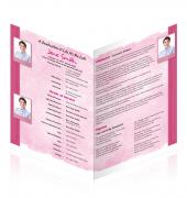 Letter Single Fold Programes Business #0006