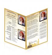 Letter Single Fold Programes Religious Muslim #0002