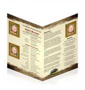 Letter Single Fold Programes Rugby #0021