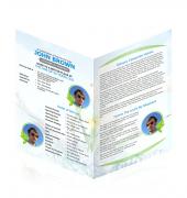Letter Single Fold Programes Simple Theme #0060
