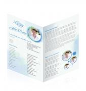 Letter Single Fold Programes Simple Theme #0086