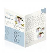 Letter Single Fold Programes Simple Theme #0088