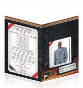 Letter Single Fold Programes Business #0003