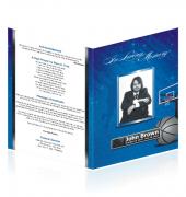 A4 Single Fold Basketball ST O Magic #0016