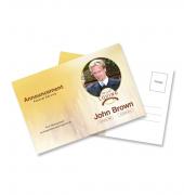 Funeral Announcements Simple Theme #0075