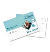 Funeral Announcements Simple Theme #0084