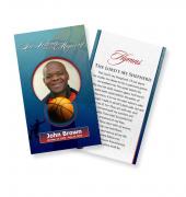 Funeral Prayer Cards (Large) Basketball ST A Hawks #0009