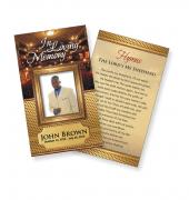 Funeral Prayer Cards (Large) Business #0002