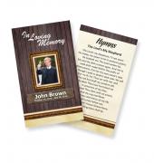 Funeral Prayer Cards (Large) Business #0009