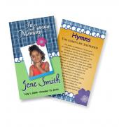 Funeral Prayer Cards (Large) Kids #0002