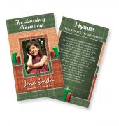 Funeral Prayer Cards (Large) Kids #0005