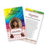 Funeral Prayer Cards (Large) Kids #0011