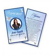 Funeral Prayer Cards (Large) Religious Christian #00010