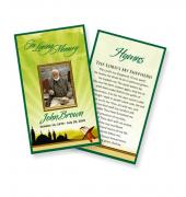 Funeral Prayer Cards (Large) Religious Muslim #0007