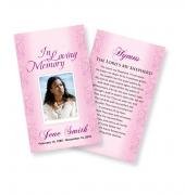 Funeral Prayer Cards (Large) Simple Theme #0002