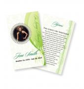 Funeral Prayer Cards (Large) Simple Theme #0014