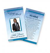 Funeral Prayer Cards (Large) Simple Theme #0029