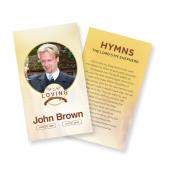 Funeral Prayer Cards (Large) Simple Theme #0075