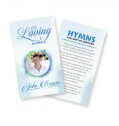 Funeral Prayer Cards (Large) Simple Theme #0086