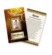 Funeral Prayer Cards (Large) Spiritual #0009