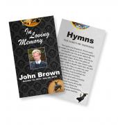 Funeral Prayer Cards (Large) Sports Bullfight #0016