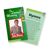 Funeral Prayer Cards (Large) Sports Tennis #0014