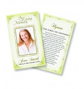 Funeral Prayer Cards (Large) Spiritual #0002