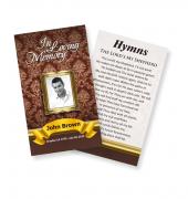 Funeral Prayer Cards (Large) Texture #0014