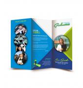 Graduation Memory Book Trifold - Template 02