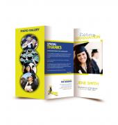 Graduation Memory Book Trifold - Template 03