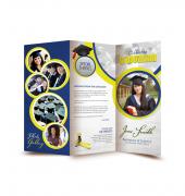 Graduation Memory Book Trifold - Template 05