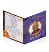 Legal Single Fold Programs Basketball #0024