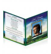 Legal Single Fold Programs Nature Theme Forest #0003