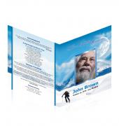 Legal Single Fold Programs Nature Theme Snow #0005