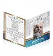 Legal Single Fold Programs Nature Theme Snow #0006