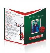 Letter Single Fold Basketball ST M Bucks #0006