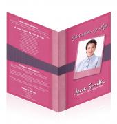 Letter Single Fold Programes Business #0006