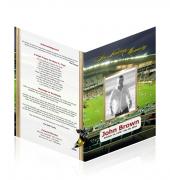 Letter Single Fold Programes Rugby #0029