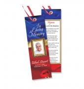 Memorial Bookmarks Floral #0001